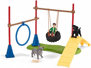 Набор Тренировка щенков (Schleich, 42536)